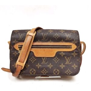 Louis Vuitton LV Shoulder Bag Saint Germain 28 Brown Monogram